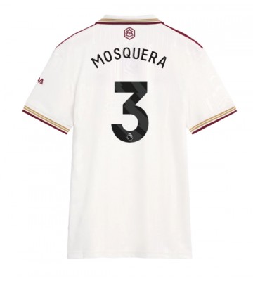 Arsenal Cristhian Mosquera #3 Replica Third Stadium Shirt for Women 2025-26 Short Sleeve